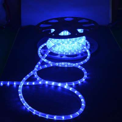 Garden decoration waterproof Blue color round led strip